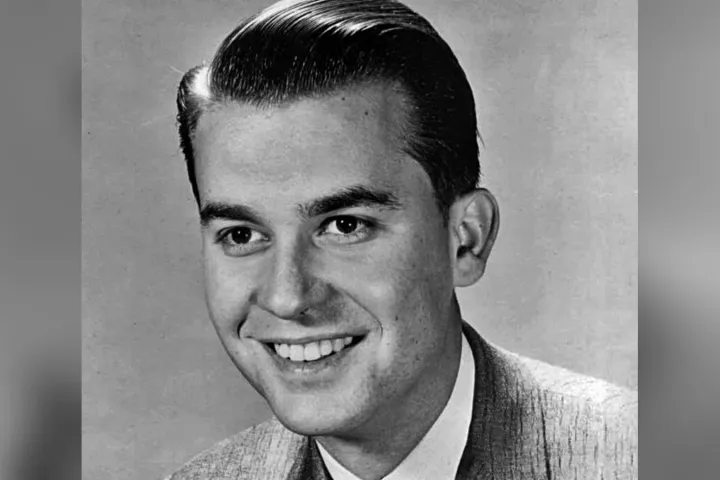 Dick Clark on American Bandstand in 1961