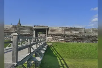 The entrance to Fort Stanwix in Rome