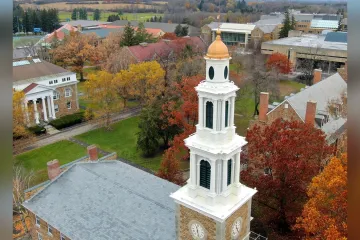 The Hamilton College Chapel steeple