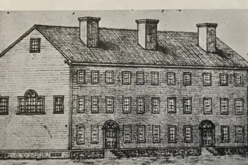 The Hamilton-Oneida Academy building in Clinton