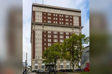 The Hotel Utica in downtown Utica