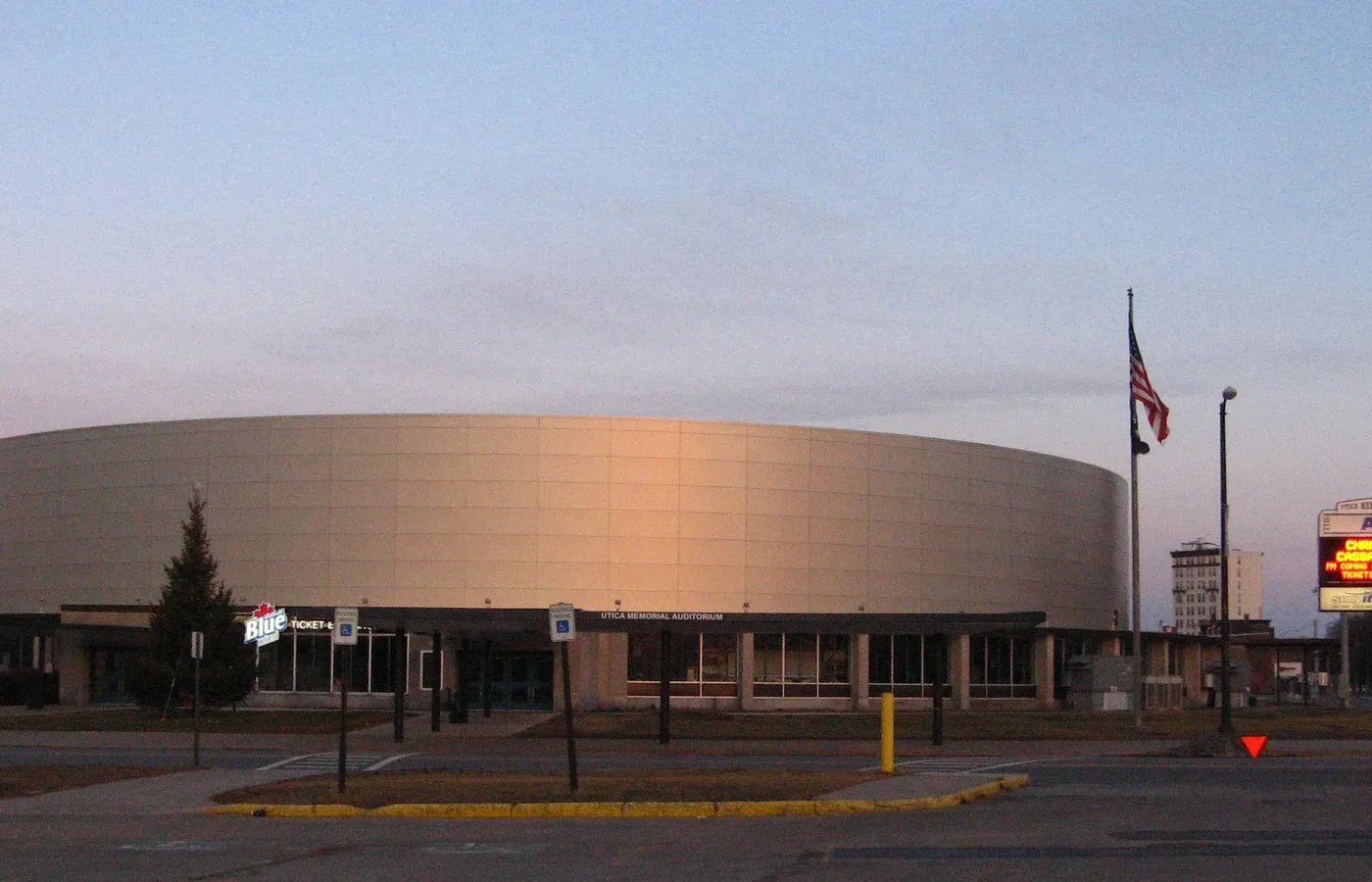 Inside the renovated Utica Memorial Auditorium