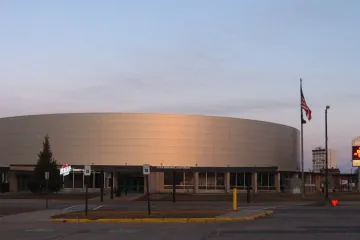 Inside the renovated Utica Memorial Auditorium