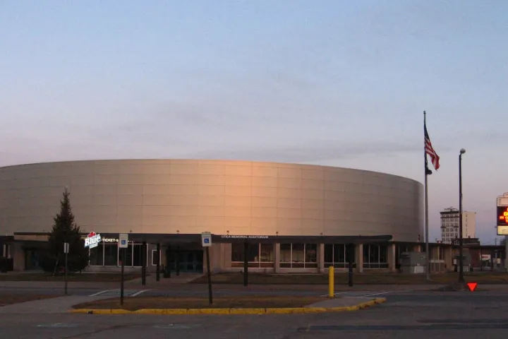 Inside the renovated Utica Memorial Auditorium